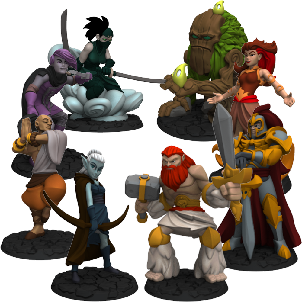 Season One Painted Sculpts